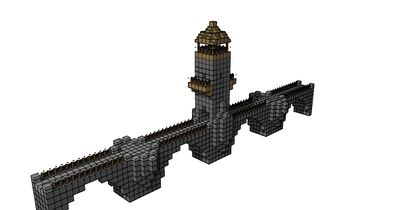 Plan du projet du pont vers l'abbaye de Clowny[21]