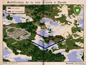 Tracé du 1er projet de voirie terrestre[6]